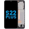 LCD Assembly With Frame (Without FingerPrint Sensor) For Samsung Galaxy S22 Plus 5G (Aftermarket: Incell) (Phantom Black)