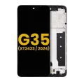 LCD Assembly With Frame For Motorola Moto G35 5G (XT2433 / 2024) (Refurbished) (All Colors)