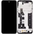LCD Assembly With Frame For Motorola Moto G35 5G (XT2433 / 2024) (Refurbished) (All Colors)