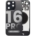 Back Glass w/ MagSafe Magnet For iPhone 16 Pro (No Logo) (Aftermarket) (Black Titanium)