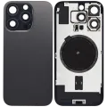 Back Glass w/ MagSafe Magnet For iPhone 16 Pro (No Logo) (Aftermarket) (Black Titanium)