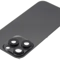 Back Glass w/ MagSafe Magnet For iPhone 16 Pro (No Logo) (Aftermarket) (Black Titanium)