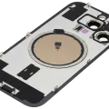 Back Glass w/ MagSafe Magnet For iPhone 16 Pro (No Logo) (Aftermarket) (Black Titanium)