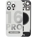 Back Glass w/ MagSafe Magnet For iPhone 16 Pro (No Logo) (Aftermarket) (White Titanium)