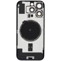 Back Glass w/ MagSafe Magnet For iPhone 16 Pro (No Logo) (Aftermarket) (White Titanium)