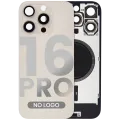 Back Glass w/ MagSafe Magnet For iPhone 16 Pro (No Logo) (Aftermarket) (Desert Titanium)