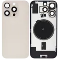 Back Glass w/ MagSafe Magnet For iPhone 16 Pro (No Logo) (Aftermarket) (Desert Titanium)