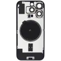 Back Glass w/ MagSafe Magnet For iPhone 16 Pro (No Logo) (Aftermarket) (Desert Titanium)
