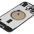 Back Glass w/ MagSafe Magnet For iPhone 16 Pro Max (No Logo) (Aftermarket) (Black Titanium)