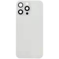 Back Glass w/ MagSafe Magnet For iPhone 16 Pro Max (No Logo) (Aftermarket) (White Titanium)