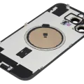 Back Glass w/ MagSafe Magnet For iPhone 16 Pro Max (No Logo) (Aftermarket) (White Titanium)