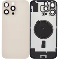 Back Glass w/ MagSafe Magnet For iPhone 16 Pro Max (No Logo) (Aftermarket) (Desert Titanium)