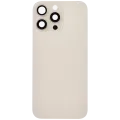 Back Glass w/ MagSafe Magnet For iPhone 16 Pro Max (No Logo) (Aftermarket) (Desert Titanium)