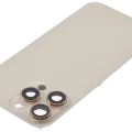 Back Glass w/ MagSafe Magnet For iPhone 16 Pro Max (No Logo) (Aftermarket) (Desert Titanium)