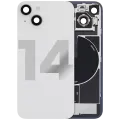 Заднє скло з магнітом MagSafe, NFC і шлейфом спалаху для iPhone 14 (Used OEM Pull: Grade A) (Starlight)