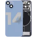 Back Glass w/ MagSafe Magnet & NFC & Flashlight Flex For iPhone 14 (Used OEM Pull: Grade A) (Blue)