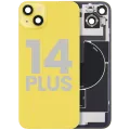 Back Glass w/ MagSafe Magnet & NFC & Flashlight Flex For iPhone 14 Plus (Used OEM Pull: Grade A) (Yellow)
