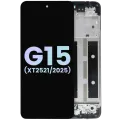 LCD Assembly With Frame For Motorola Moto G15 (XT2521 /2025) (Genuine OEM) (All Colors)