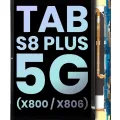 OLED Assembly Without Frame For Samsung Galaxy Tab S8 Plus 5G 12.4" (X800 / X806 / X808) ( 2022) (Service Pack) (Black)