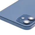 Задня кришка з малими деталями для iPhone 12 (EU / Global Version) (Used OEM Pull: Grade C) (синій)