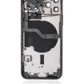 Back Housing W/ Small Parts For iPhone 12 Pro (EU / Global Version) (Used OEM Pull: Grade B) (Graphite)