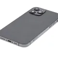 Back Housing W/ Small Parts For iPhone 12 Pro (EU / Global Version) (Used OEM Pull: Grade B) (Graphite)