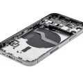 Back Housing W/ Small Parts For iPhone 12 Pro (EU / Global Version) (Used OEM Pull: Grade B) (Graphite)