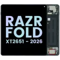 Complete OLED Display Assembly For Motorola Razr Fold (XT2651 / 2026) (Genuine OEM) (Blackened Blue)