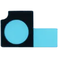 Front Camera Seal Foam (Flip Display) For Motorola Razr Fold (XT2651 / 2026) (Genuine OEM)