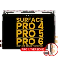 LCD Assembly With Digitizer For Microsoft Surface Pro 4 (1724) (Version 2 / LG LCD Version: LP123WQ1) / Surface Pro 5 (1796) / Surface Pro 6 (1807) (Refurbished) (Black)
