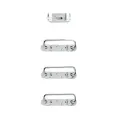 Hard Buttons (Power / Volume / Switch) For iPhone 6S (Silver)
