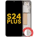 OLED Assembly With Frame For Samsung Galaxy S24 Plus 5G (US & International Version) (Refurbished) (Amber Yellow)