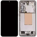 OLED Assembly With Frame For Samsung Galaxy S24 Plus 5G (US & International Version) (Refurbished) (Amber Yellow)