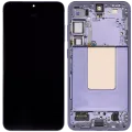 OLED Assembly With Frame For Samsung Galaxy S24 Plus 5G (US & International Version) (Refurbished) (Cobalt Violet)