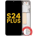 OLED Assembly With Frame For Samsung Galaxy S24 Plus 5G (US & International Version) (Refurbished) (Marble Grey)