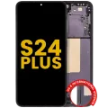 OLED Assembly With Frame For Samsung Galaxy S24 Plus 5G (US & International Version) (Refurbished) (Onyx Black)
