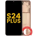 OLED Assembly With Frame For Samsung Galaxy S24 Plus 5G (US & International Version) (Refurbished) (Sandstone Orange)