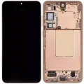 OLED Assembly With Frame For Samsung Galaxy S24 Plus 5G (US & International Version) (Refurbished) (Sandstone Orange)