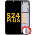 OLED Assembly With Frame For Samsung Galaxy S24 Plus 5G (US & International Version) (Refurbished) (Sapphire Blue)