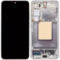 OLED Assembly With Frame For Samsung Galaxy S24 5G (US & International Version) (Refurbished) (Marble Grey)