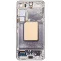 OLED Assembly With Frame For Samsung Galaxy S24 5G (US & International Version) (Refurbished) (Marble Grey)