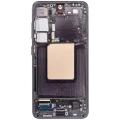 OLED Assembly With Frame For Samsung Galaxy S24 5G (US & International Version) (Refurbished) (Onyx Black)