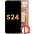 OLED Assembly With Frame For Samsung Galaxy S24 5G (US & International Version) (Refurbished) (Sandstone Orange)