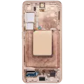 OLED Assembly With Frame For Samsung Galaxy S24 5G (US & International Version) (Refurbished) (Sandstone Orange)
