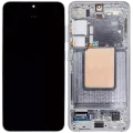 OLED Assembly With Frame For Samsung Galaxy S24 5G (US & International Version) (Refurbished) (Sapphire Blue)