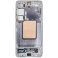 OLED Assembly With Frame For Samsung Galaxy S24 5G (US & International Version) (Refurbished) (Sapphire Blue)