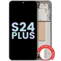 OLED Assembly With Frame For Samsung Galaxy S24 Plus 5G (US & International Version) (Service Pack) (Amber Yellow)