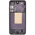 Дисплейний модуль (OLED) з рамкою для Samsung Galaxy S24 Plus 5G (US & International Version) (Service Pack) (Onyx Black)
