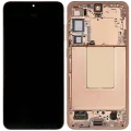 OLED Assembly With Frame For Samsung Galaxy S24 Plus 5G (US & International Version) (Service Pack) (Sandstone Orange)