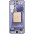 Дисплейний модуль (OLED) з рамкою для Samsung Galaxy S24 5G (US & International Version) (Service Pack) (Cobalt Violet)